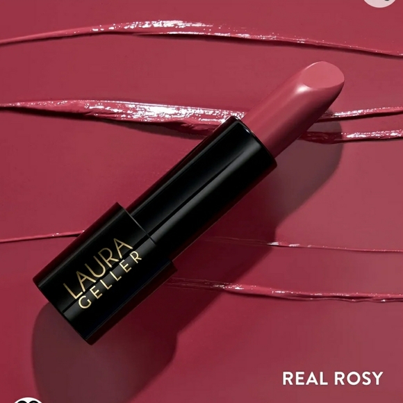 🦋 Laura Geller Modern Classic Cream Lipstick (in Real Rosy) - Picture 7 of 12